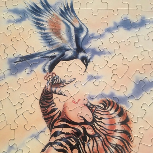 Zebra Lady Puzzle Olivia de Berardinis Fantasy Art - Picture 3 of 12